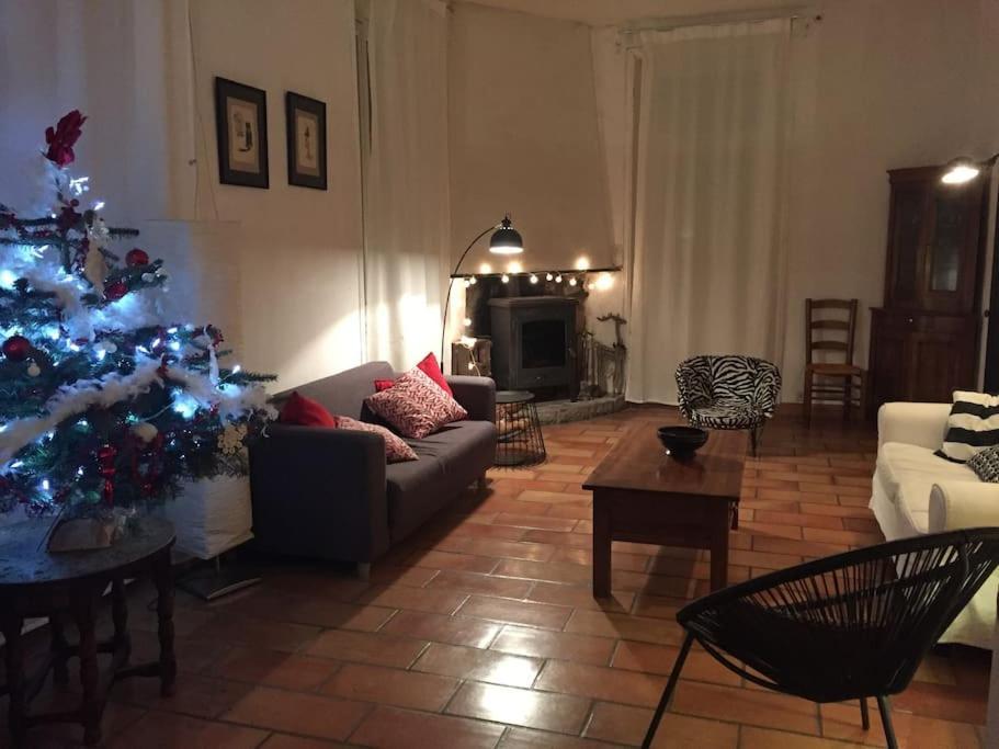 Grande Maison Familiale En Pierres Sud Ardeche Lalevade-dʼArdèche Buitenkant foto